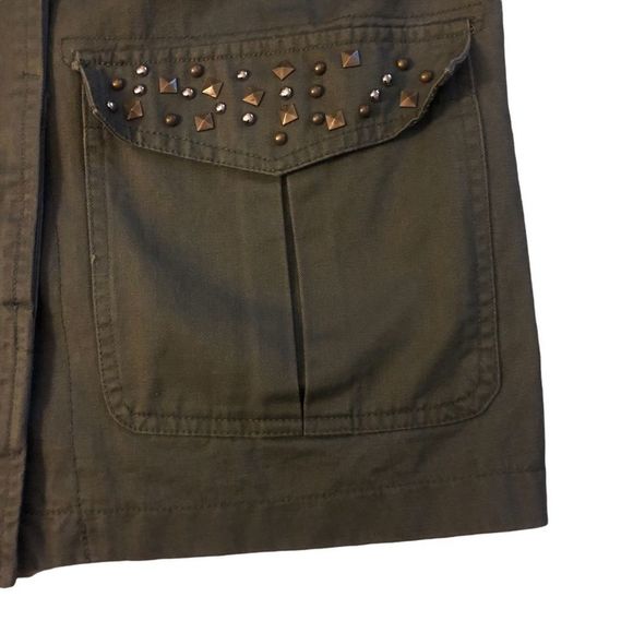 PARISIAN Forest Green Cargo Jacket - Picture 7 of 11